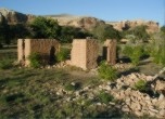 Bluff Fort -- The Kumen Jones ruin at the northeast corner of the Bluff Fort was once an elegant sandstone home. Lamont Crabtree Photo